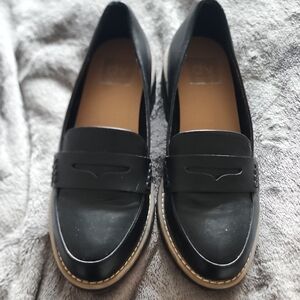 Dolce Vita Black Leather Loafers